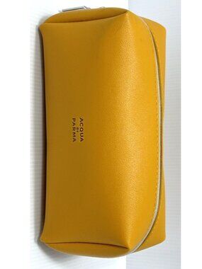 Acqua Di Parma Air Canada Amenity Kit Yellow Toiletry Pouch Travel Case*Read*